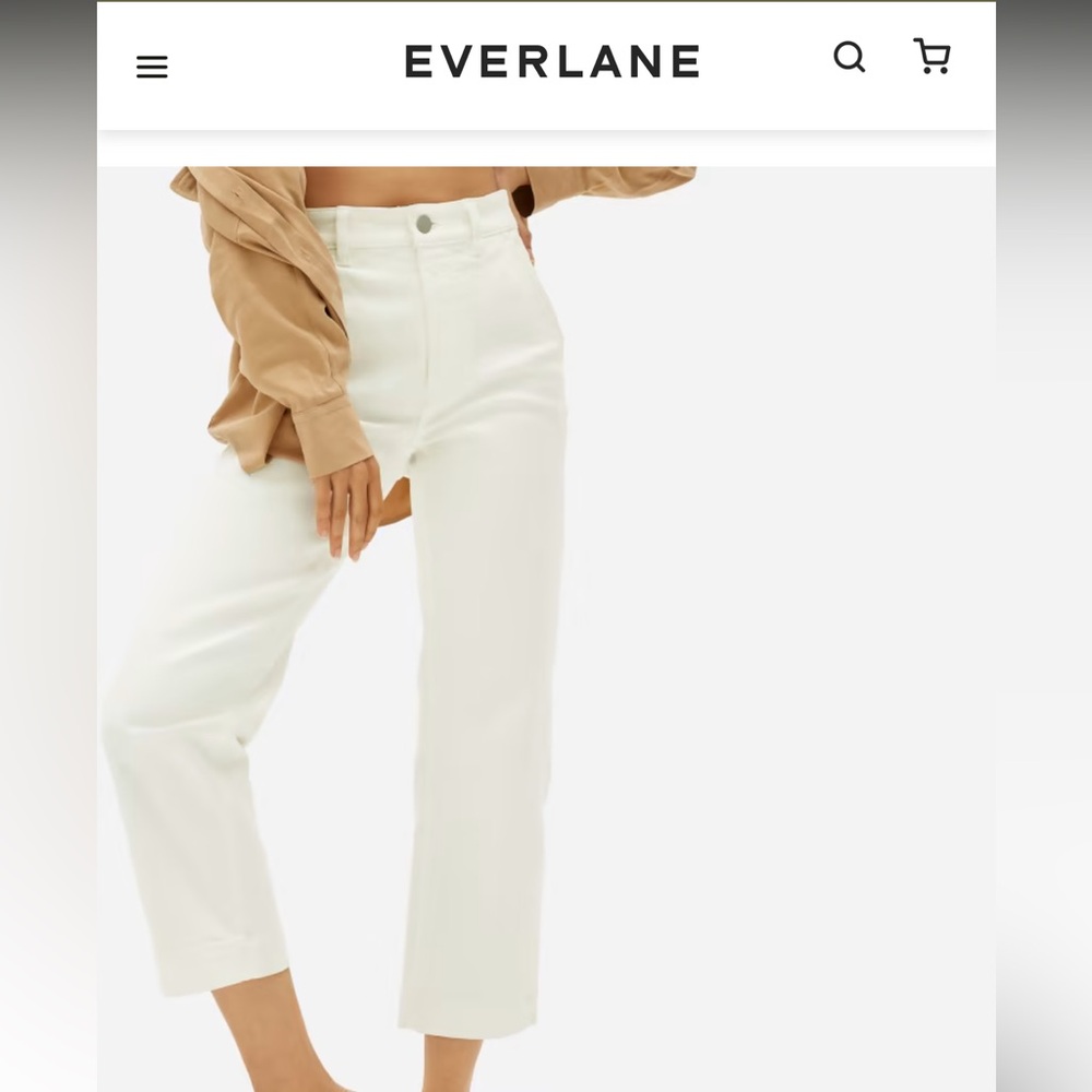 EUC Everlane Straight Leg Crop size 00